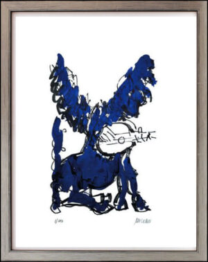 Armin Mueller-Stahl - PEGASUS MIT LAUTENSPIELER - Original Lithografie - limitie...