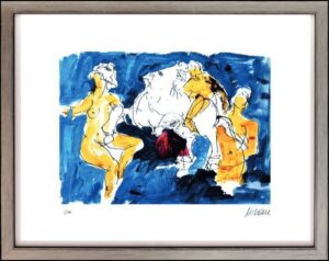 Armin Mueller-Stahl - PEGASUS MIT NYMPHEN - Original Pigmentdruck - limitiert un...