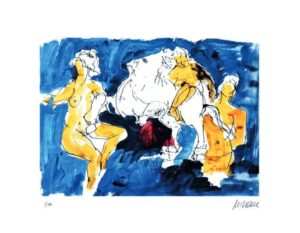 Armin Mueller-Stahl - PEGASUS MIT NYMPHEN - Original Pigmentdruck - limitiert un...