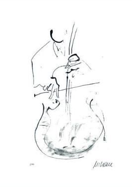 Armin Mueller-Stahl - PLAY BACH - Original Lithografie - limitiert und handsigni...