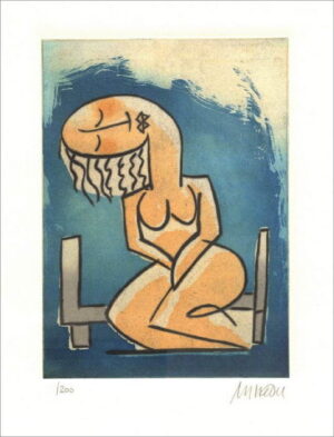 Armin Mueller-Stahl - Sonnenbad - Original Radierung - limitiert und handsignier...