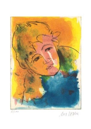 Armin Mueller-Stahl - Strandkind - Original Radierung - limitiert und handsignie...