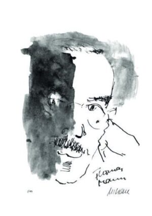 Armin Mueller-Stahl - THOMAS MANN - DER ZAUBERER - Original Lithografie - limiti...