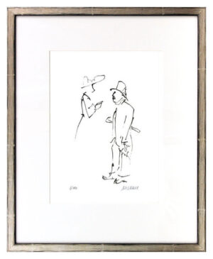 Armin Mueller-Stahl - TREFFEN MIT EINER GROSSEN DAME - Original Lithografie - li...