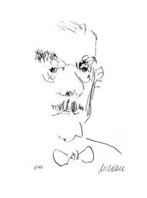 Armin Mueller-Stahl - Thomas Mann Original Lithographie - limitiert und handsign...