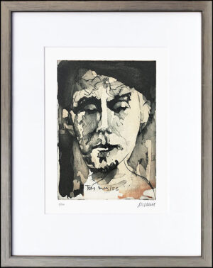 Armin Mueller-Stahl - Tom Waits - Original Radierung - limitiert und handsignier...