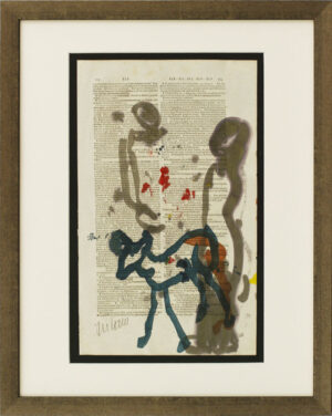 Armin Mueller-Stahl - WORT UND BILD - AUF DER PIRSCH - original gemalt - HANDSIG...