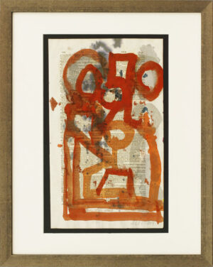 Armin Mueller-Stahl - WORT UND BILD - GEFANGEN- original gemalt - HANDSIGNIERT  ...