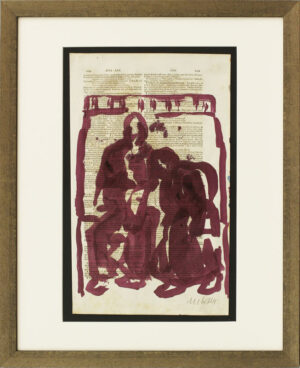 Armin Mueller-Stahl - WORT UND BILD - GEFÄHRTEN - original gemalt - HANDSIGNIERT...