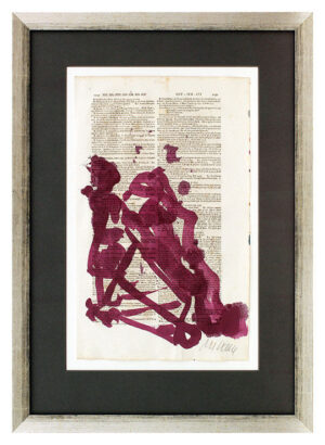 Armin Mueller-Stahl - WORT UND BILD - IN DER MANEGE - original gemalt - HANDSIGN...