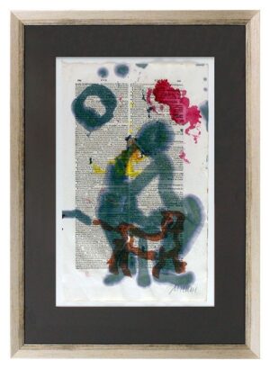 Armin Mueller-Stahl - WORT UND BILD - KLEINER FREUND - original gemalt - HANDSIG...