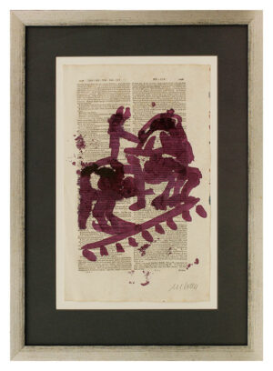 Armin Mueller-Stahl - WORT UND BILD - RITTMEISTER - original gemalt - HANDSIGNIE...