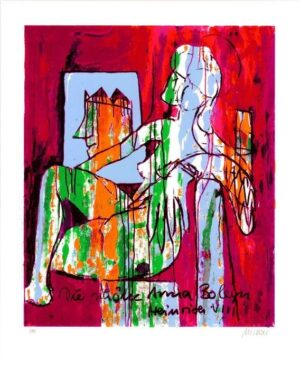 Armin Mueller-Stahl - William Shakespeare - Anna Boleyn - Original Siebdruck - l...