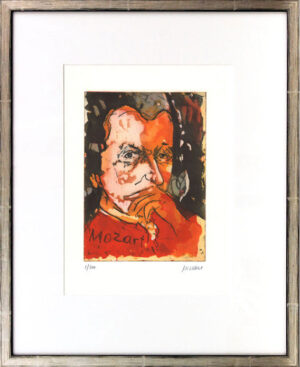 Armin Mueller-Stahl - Wolfgang Amadeus Mozart - Original Radierung - limitiert u...