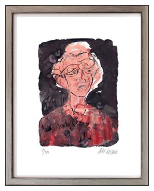 Armin Mueller-Stahl - Woody Allen - Original Lithografie - limitiert und handsig...