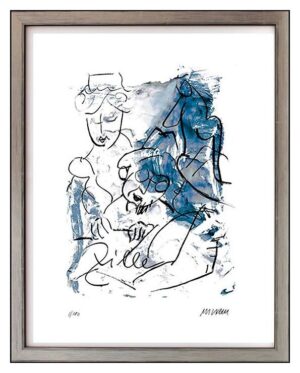 Armin Mueller-Stahl - Zilles Milieu - Original Lithografie - limitiert und hands...