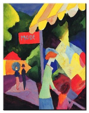 August Macke Bilder - Modefenster-40 x 50 cm