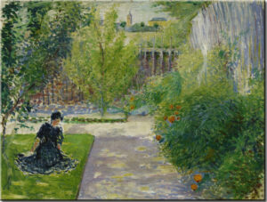 August Macke Bilder - Sonniger Garten