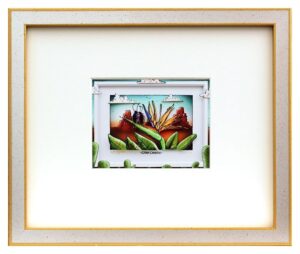 Branko - GRAN CANARIA - Original 3D Bild handsigniert-silber-gold