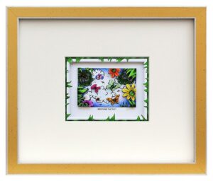 Branko - WATCHING THE SKY - Original 3D Bild handsigniert-gold-silber