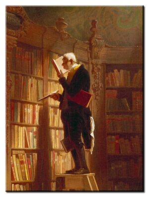 Carl Spitzweg Bilder - Der Bücherwurm-50 x 70 cm