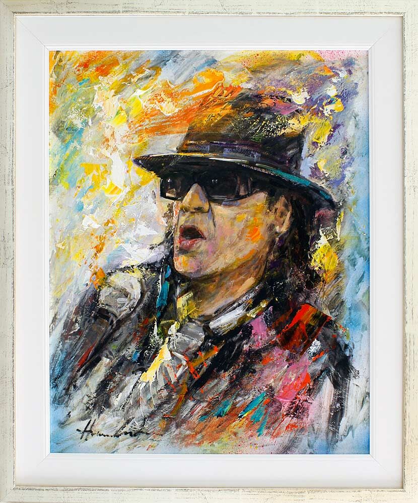 Christian Henze Bilder - UDO LINDENBERG - ROCKSTAR - original Gemälde auf Holz
