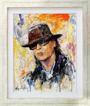 Christian Henze Bilder - UDO LINDENBERG - ZIGARRENPAUSE III - original Gemälde a...