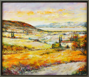 Christian Henze - ITALIAN LANDSCAPE - original Gemälde auf Leinwand