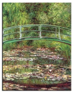 Claude Monet Bilder - Brücke über den Seerosenteich-40 x 50 cm