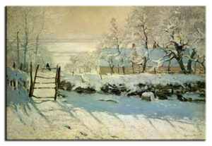 Claude Monet Bilder - Die Elster-80 x 110 cm