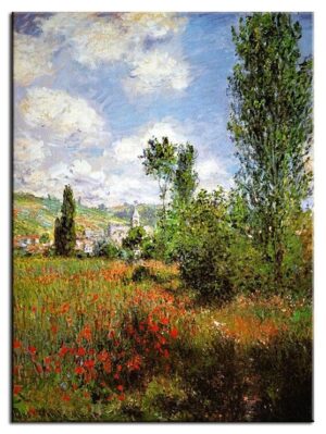 Claude Monet Bilder - Fußweg in Ile Saint Martin-80 x 110 cm