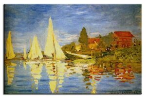 Claude Monet Bilder - Regatta bei Argenteuil-50 x 80 cm