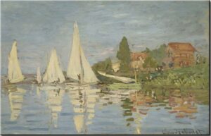 Claude Monet Bilder - Regattas at Argenteuil
