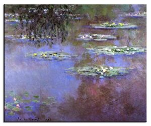 Claude Monet Bilder - Seerosen V-100 x 120 cm