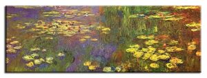 Claude Monet Bilder - Seerosen - Wasserpflanzen-30 x 90 cm