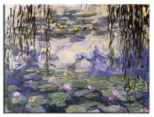 Claude Monet Bilder - Wasserlilien-90 x 120 cm