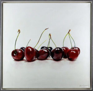 Csaba Kiss - CHERRYS - original Gemälde auf Leinwand  - Unikat