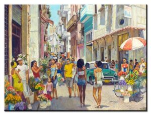 Diego Santos - Gasse am Capitolio-70 x 90 cm