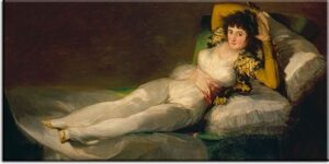 Francisco de Goya - Die bekleidete Maja- Klassik-30 x 60 cm