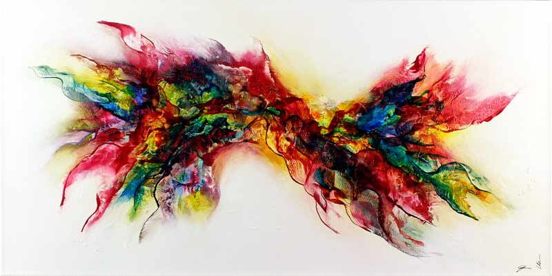 GISELA UEBERALL - DYNAMIK - Originalgemälde