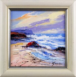 Goyán - Wellen im Abendlicht - Originalgemälde - UNIKAT