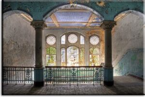 Grischka Georgiev Bilder - Die alte Villa  - Leinwandbild-90 x 140 cm