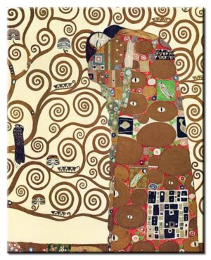 Gustav Klimt - Die Erfüllung-100 x 130 cm