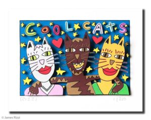 JAMES RIZZI COOL CATS - ohne Rahmen PP