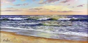 JOAN PUERTO CORNELLA  - IM ABENDLICHT - Originalgemälde