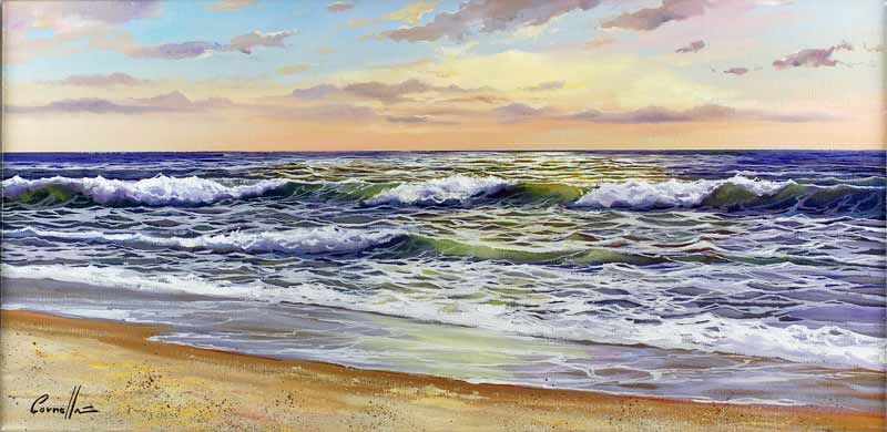 JOAN PUERTO CORNELLA  - IM ABENDLICHT - Originalgemälde