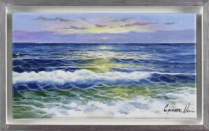 JOAN PUERTO CORNELLA - SPIEL DER WELLEN - Originalgemälde