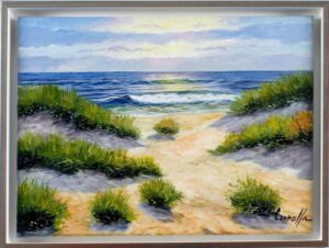 JOAN PUERTO CORNELLA - WELLENGESANG - Originalgemälde