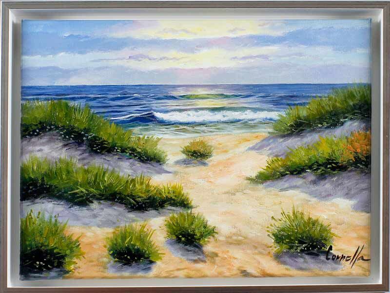 JOAN PUERTO CORNELLA - WELLENGESANG - Originalgemälde