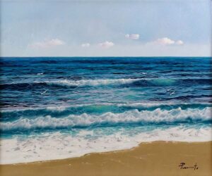 JOAN PUERTO - WELLENTANZ - Originalgemälde